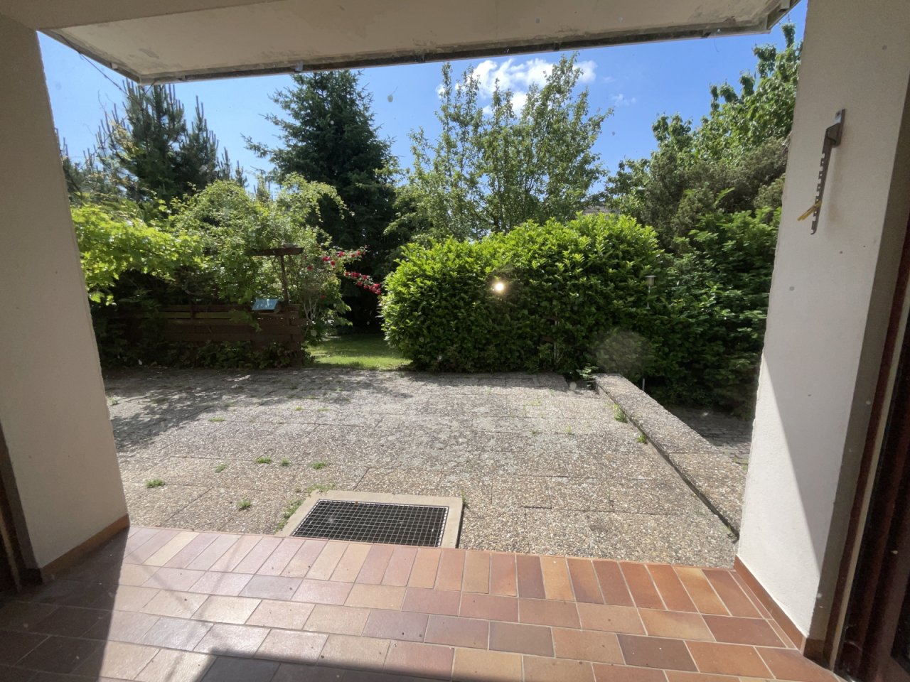 Blick auf die Terrasse Blick auf die Terrasse