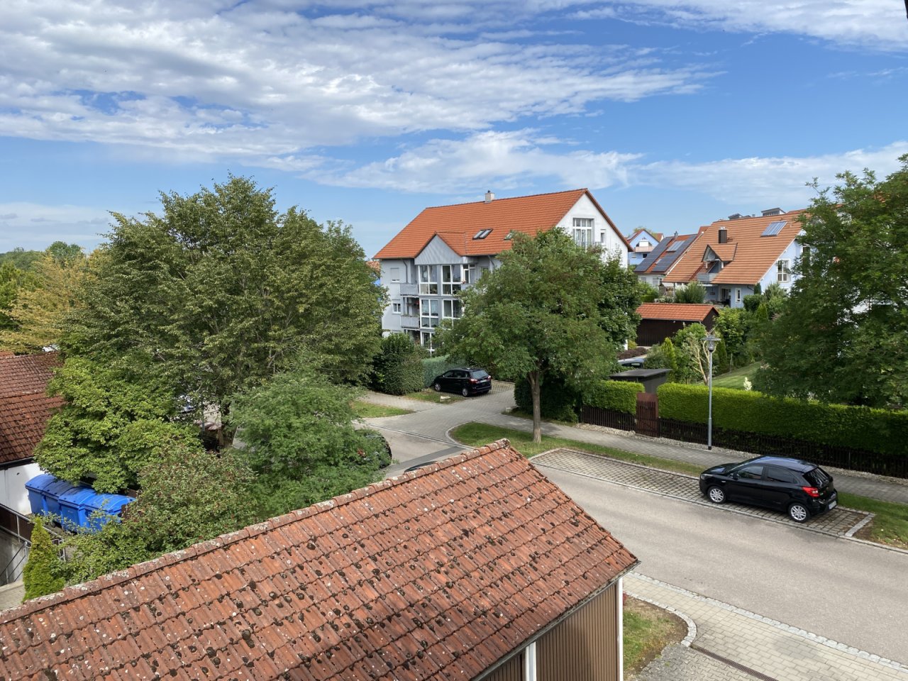 Blick vom Balkon nach Nordwesten Blick vom Balkon nach Nordwesten