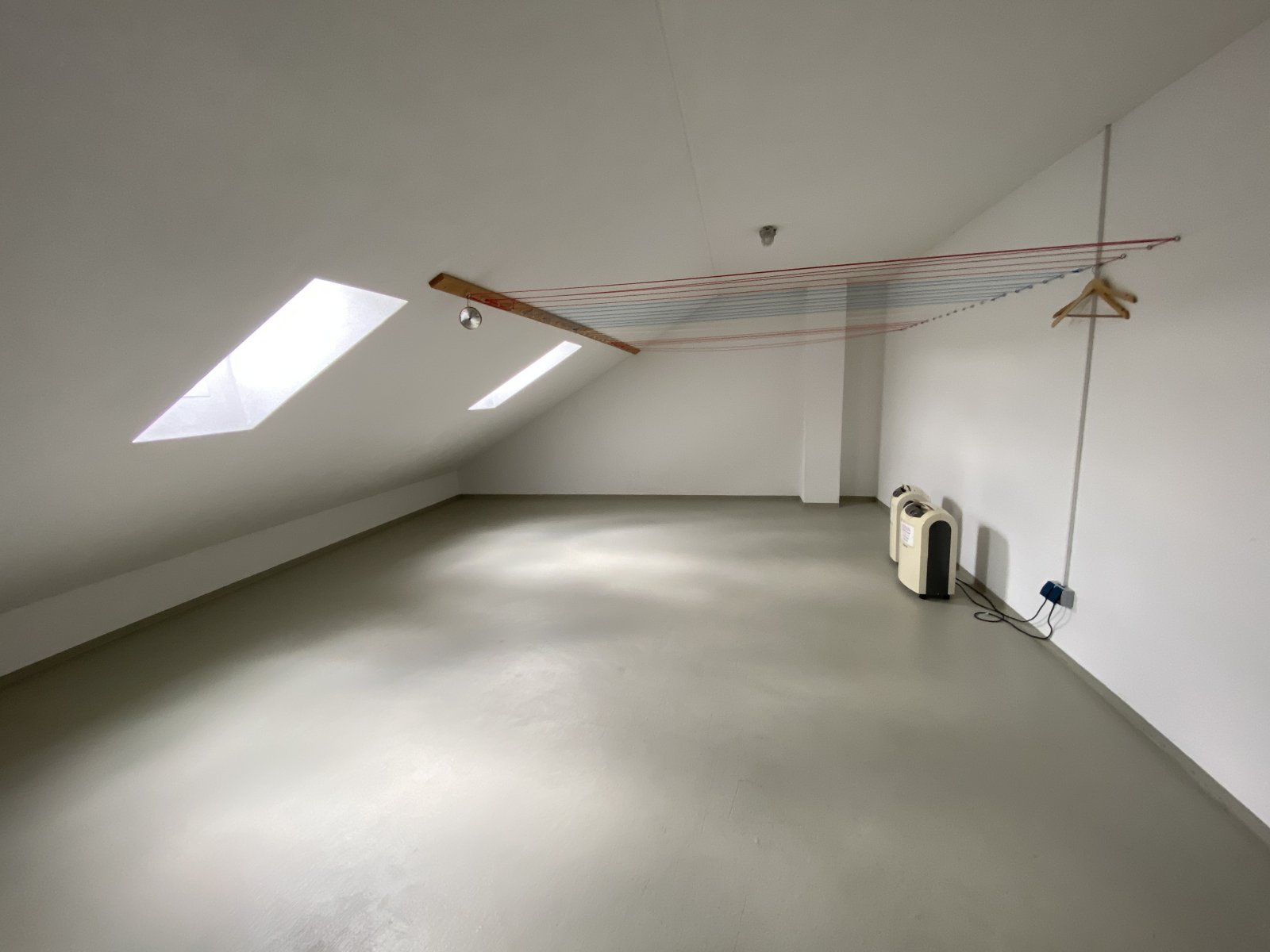 Trockenraum im Dachgeschoss Trockenraum im Dachgeschoss