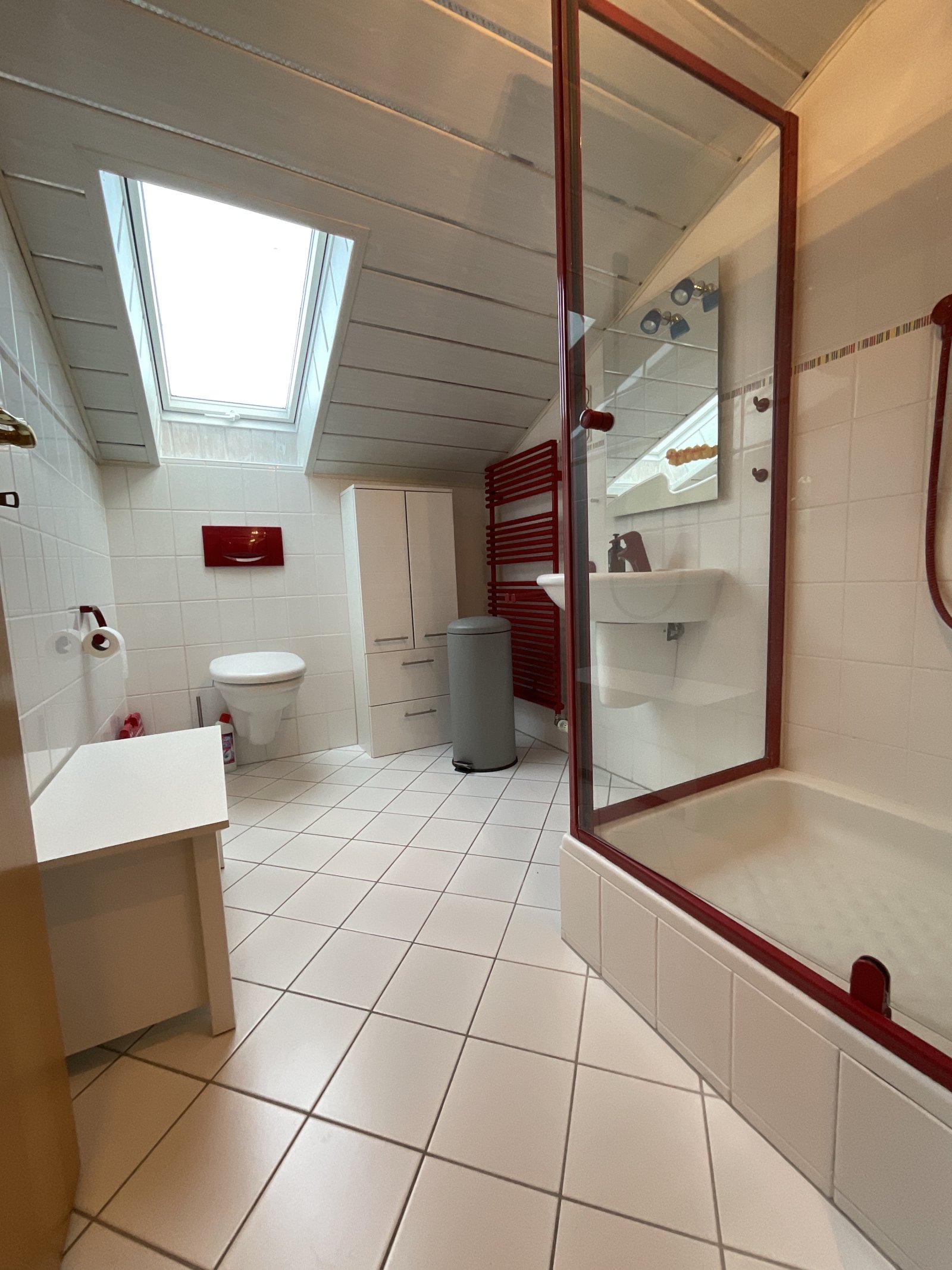Duschbad im Dachgeschoss
