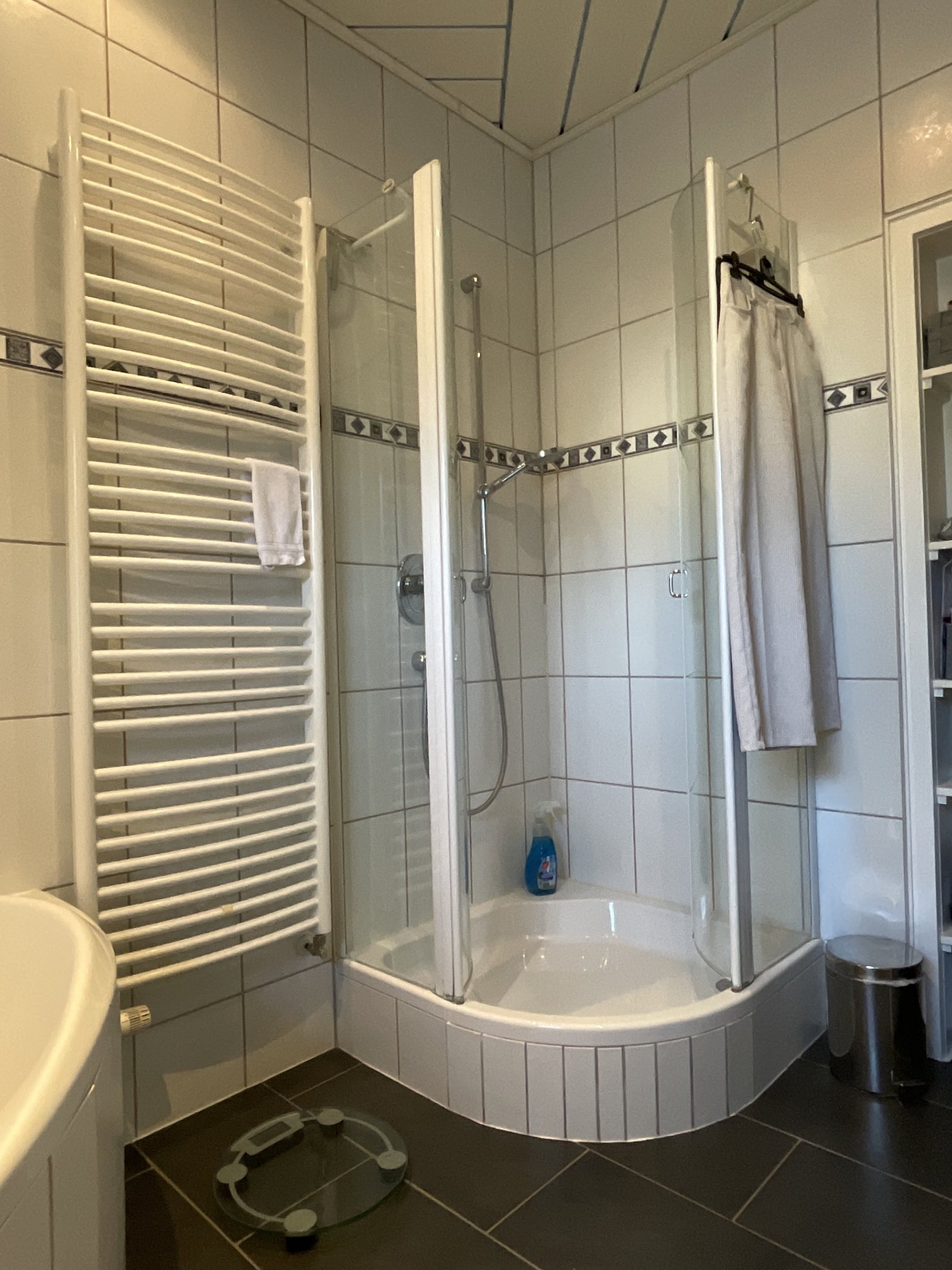 Bad im Erdgeschoss Dusche