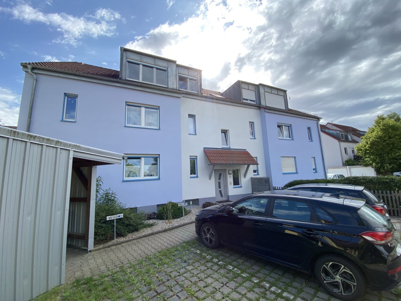 Ansicht des Hauses von Osten Ansicht des Hauses von Osten